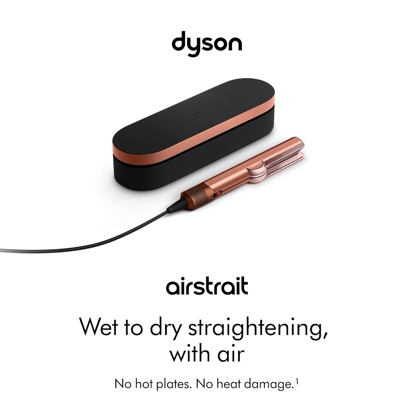 Dyson Airstrait — Straighten Wet to Dry, No Hot Plates