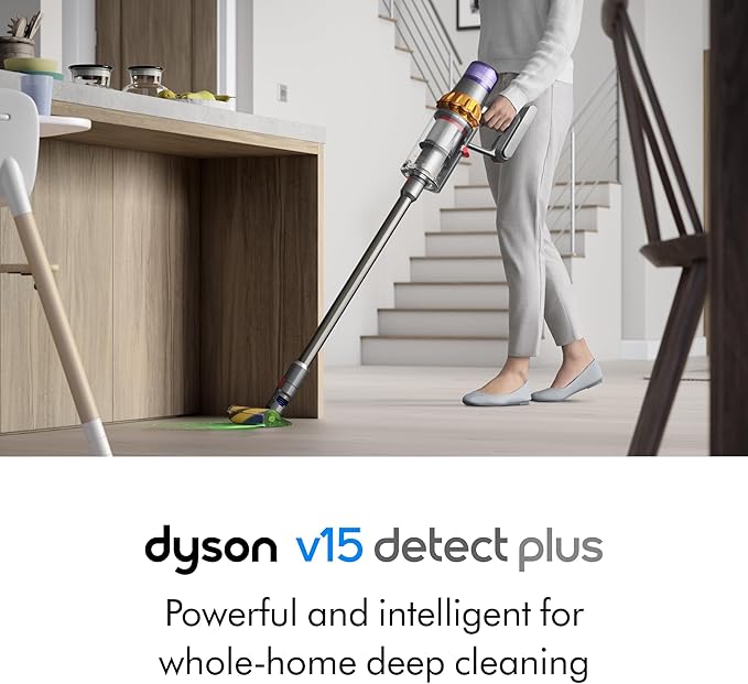 Dyson V15 Detect Plus — Laser Reveals Hidden Dust